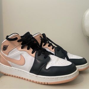 Pink/orange Jordan 1